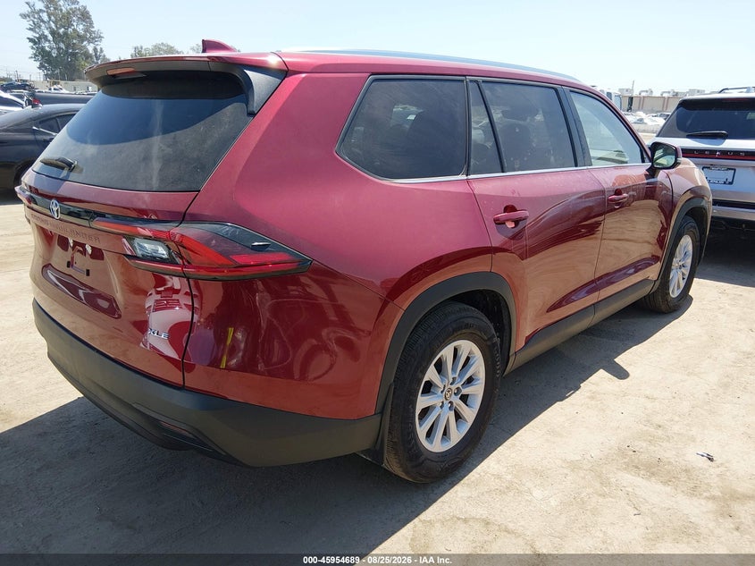 2025 Toyota Highlander VIN 5TDAAAA5XSS029085 IAAI salvage auction — FRONT END, Salvage (Texas), sold $23,500 on 2026-09-08 (photo 4)