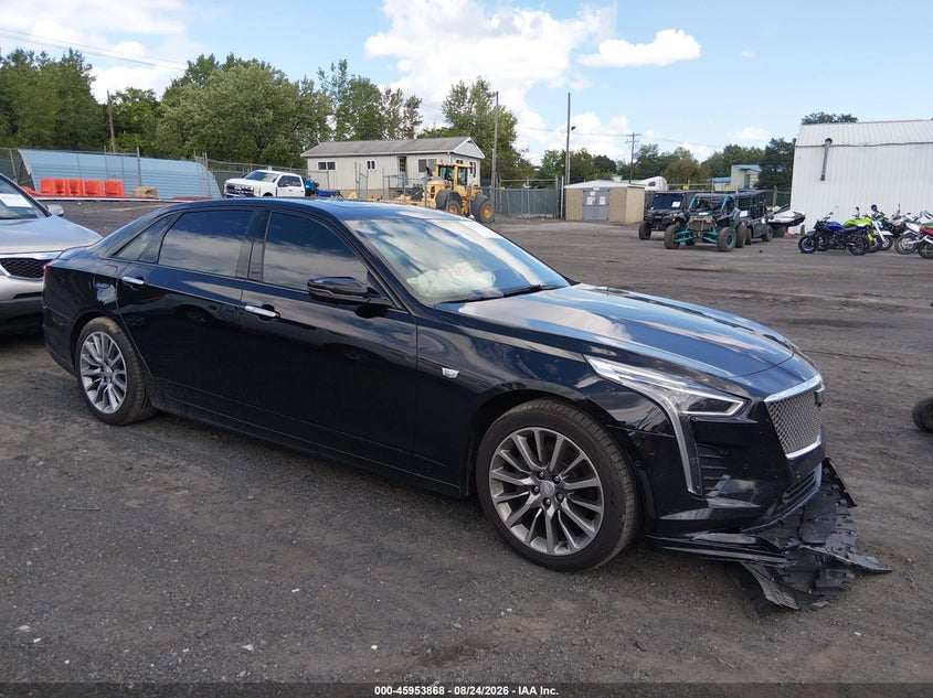 2019 Cadillac Ct6 VIN 1G6KN5R60KU122161 IAAI salvage auction — FRONT END, Wait Title, sold $8,000 on 2026-10-08 (photo 1)