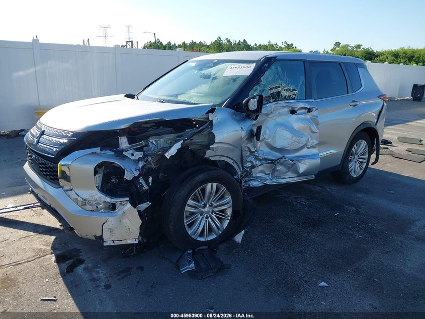 2022 Mitsubishi Outlander VIN JA4J3TA83NZ086404 IAAI salvage auction — SIDE, Salvage Title, sold $3,150 on 2026-10-10 (photo 2)