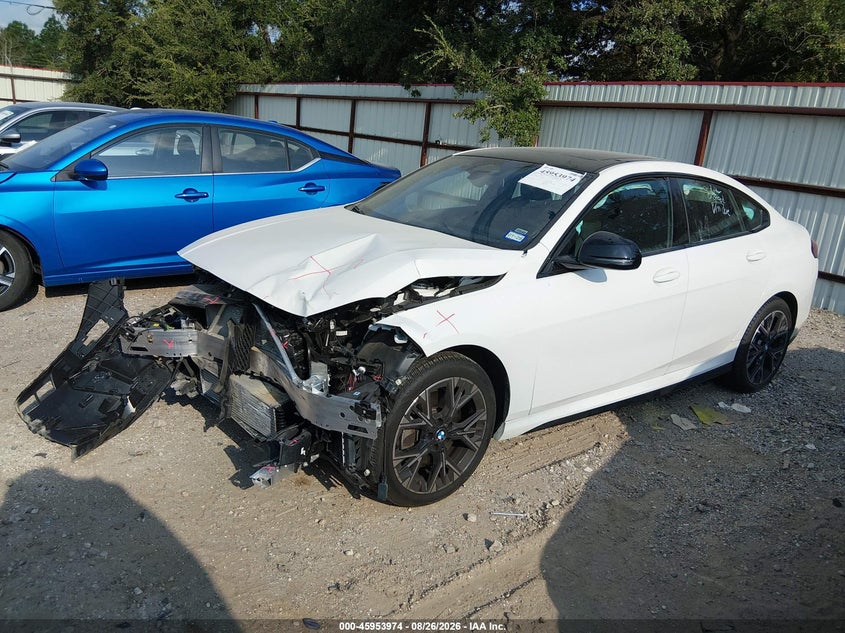 2026 BMW 228 gran coupe VIN WBA83GG06T7U70132 IAAI salvage auction — FRONT END, Enterprise Vehicles Clear Only (Texas), sold $8,700 on 2026-08-27 (photo 2)