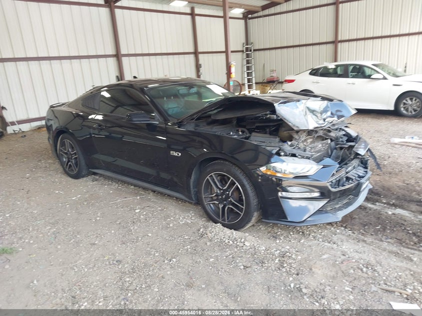2020 Ford Mustang VIN 1FA6P8CF5L5150249 IAAI salvage auction — FRONT END, Salvage Title, sold $7,900 on 2026-10-23 (photo 1)