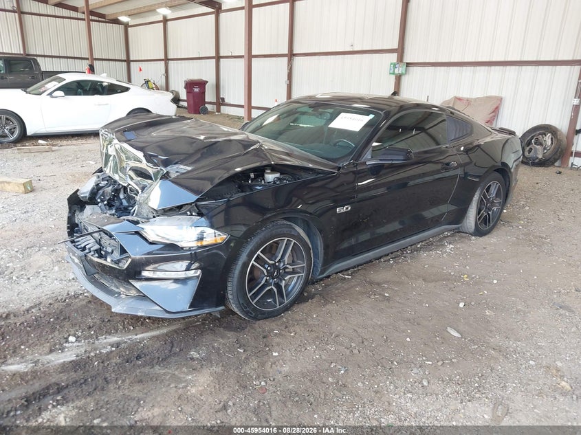 2020 Ford Mustang VIN 1FA6P8CF5L5150249 IAAI salvage auction — FRONT END, Salvage Title, sold $7,900 on 2026-10-16 (photo 2)