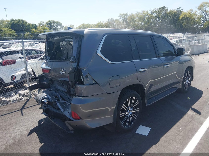 2020 Lexus Lx VIN JTJFY7AXXL4328205 IAAI salvage auction — REAR END, Clear (Tennessee), sold $37,400 on 2026-09-03 (photo 4)