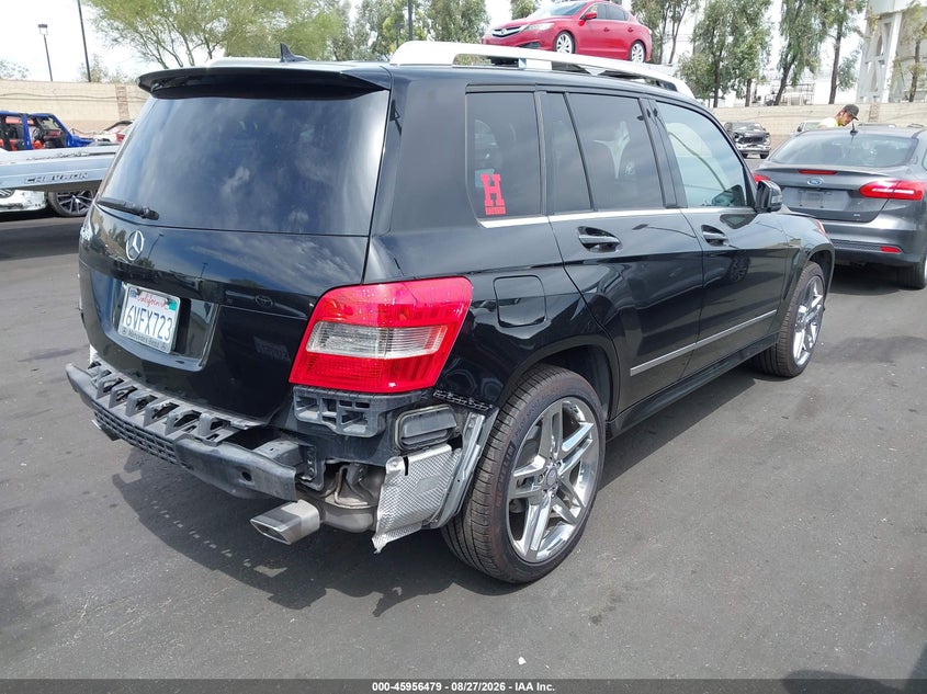 2012 Mercedes-benz Glk-klasse VIN WDCGG5GB8CF815413 IAAI salvage auction — REAR END, Salvage Certificate (California), sold $1,050 on 2026-08-30 (photo 4)