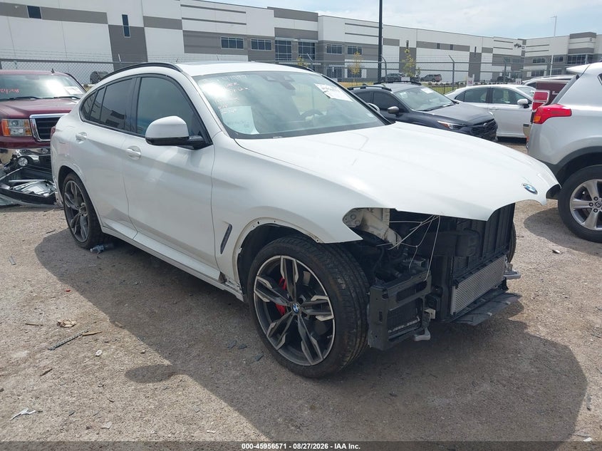 2021 BMW X4 VIN 5UX2V5C06M9E84620 — IAAI salvage auction photo