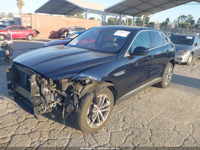 2020 Jaguar F-pace VIN SADCJ2FX6LA660637 IAAI salvage auction — FRONT END, Wait Title, sold $5,550 on 2026-09-11 (photo 2)