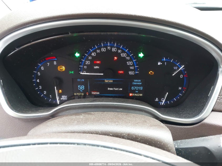 2015 Cadillac Srx VIN 3GYFNBE35FS597538 IAAI salvage auction — FRONT & REAR, Salvage Title, sold $300 on 2026-10-08 (photo 7)