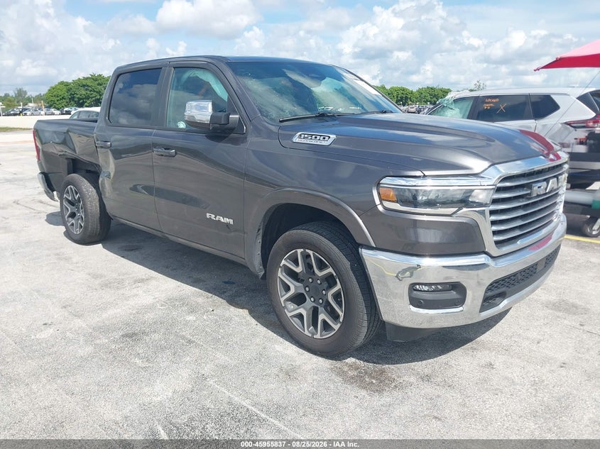 2026 Ram 1500 VIN 1C6SRFJP3TN293145 IAAI salvage auction — RIGHT SIDE, Enterprise Vehicles Clear Only (Florida), sold $23,100 on 2026-09-27 (photo 1)