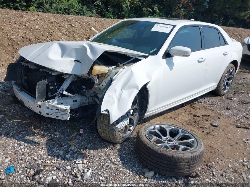2018 Chrysler 300 VIN 2C3CCABG6JH117684 IAAI salvage auction — FRONT & REAR, Clear (Indiana), sold $1,150 on 2026-10-08 (photo 2)