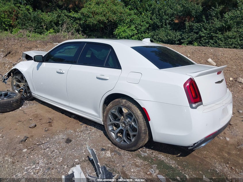 2018 Chrysler 300 VIN 2C3CCABG6JH117684 IAAI salvage auction — FRONT & REAR, Clear (Indiana), sold $1,150 on 2026-10-08 (photo 3)