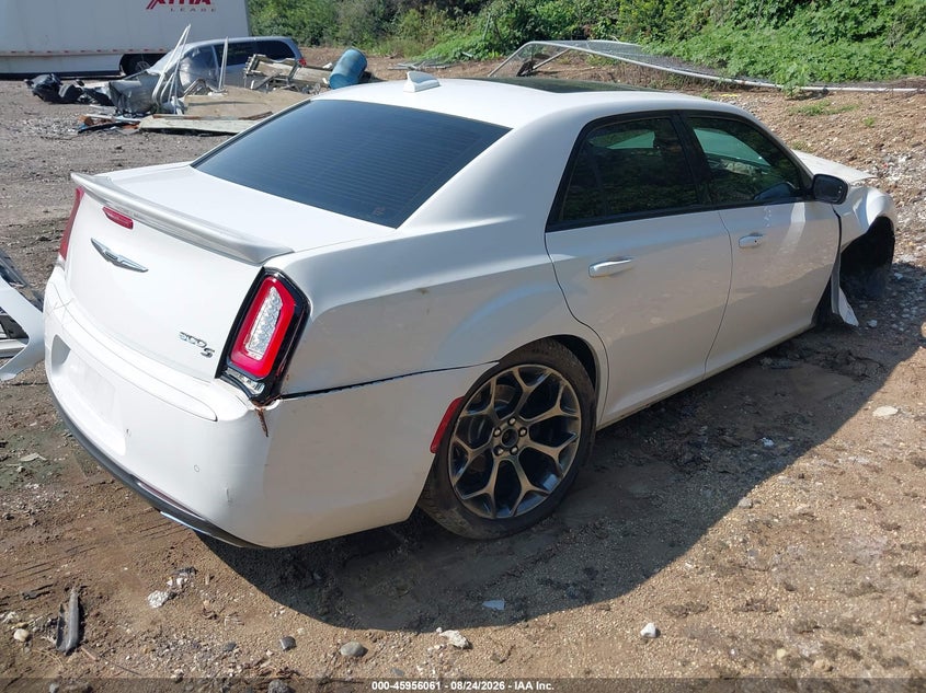 2018 Chrysler 300 VIN 2C3CCABG6JH117684 IAAI salvage auction — FRONT & REAR, Clear (Indiana), sold $1,150 on 2026-10-08 (photo 4)