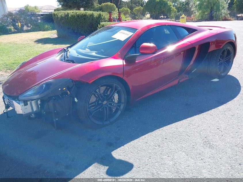 2013 Mclaren Mp4-12c VIN SBM11AAA9DW001835 IAAI salvage auction — UNDERCARRIAGE, Salvage (California), sold $45,600 on 2026-09-10 (photo 2)