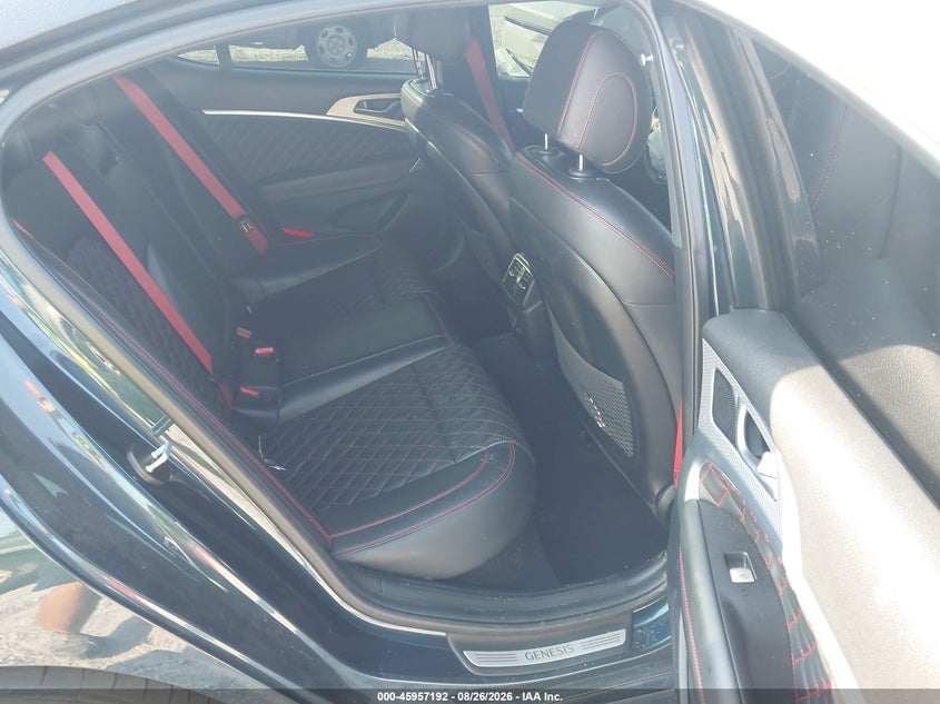 2022 Genesis G70 VIN KMTG54TE6NU096264 IAAI salvage auction — LEFT FRONT, Rebuildable (Florida), sold $12,000 on 2026-09-10 (photo 8)