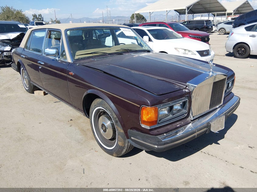 1983 Rolls-royce Silver spur VIN SCAZN42AXDCX07446 IAAI salvage auction — FRONT END, Salvage (California), sold $5,100 on 2026-09-09 (photo 1)