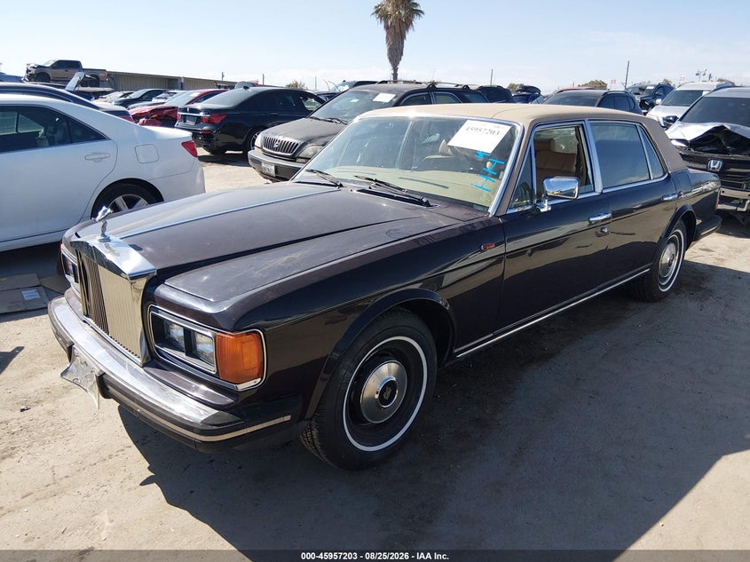 1983 Rolls-royce Silver spur VIN SCAZN42AXDCX07446 IAAI salvage auction — FRONT END, Salvage (California), sold $5,100 on 2026-09-09 (photo 2)