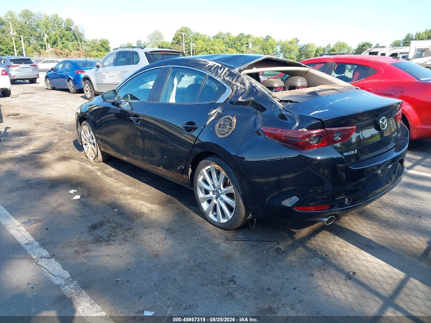 2021 Mazda 3 VIN 3MZBPABM6MM206305 IAAI salvage auction — ROLLOVER, Salvage (North Carolina), sold $1,400 on 2026-09-17 (photo 3)
