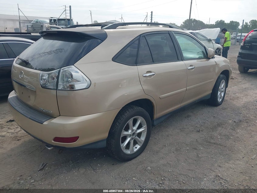 2009 Lexus RX 350 VIN 2T2HK31U89C119364 IAAI salvage auction — UNKNOWN, Salvage (Indiana), sold $775 on 2026-10-07 (photo 4)