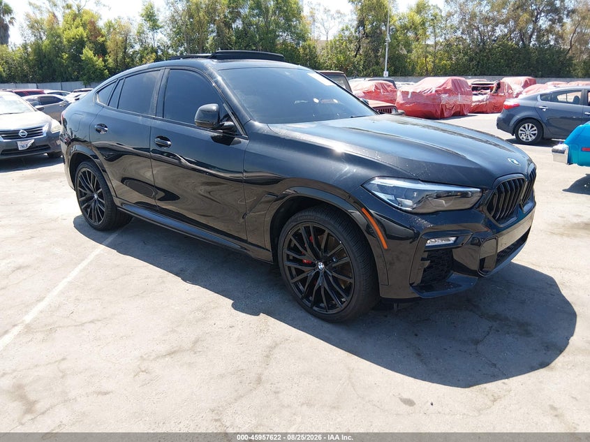 2021 BMW X6 VIN 5UXCY4C04M9G08163 — IAAI salvage auction photo