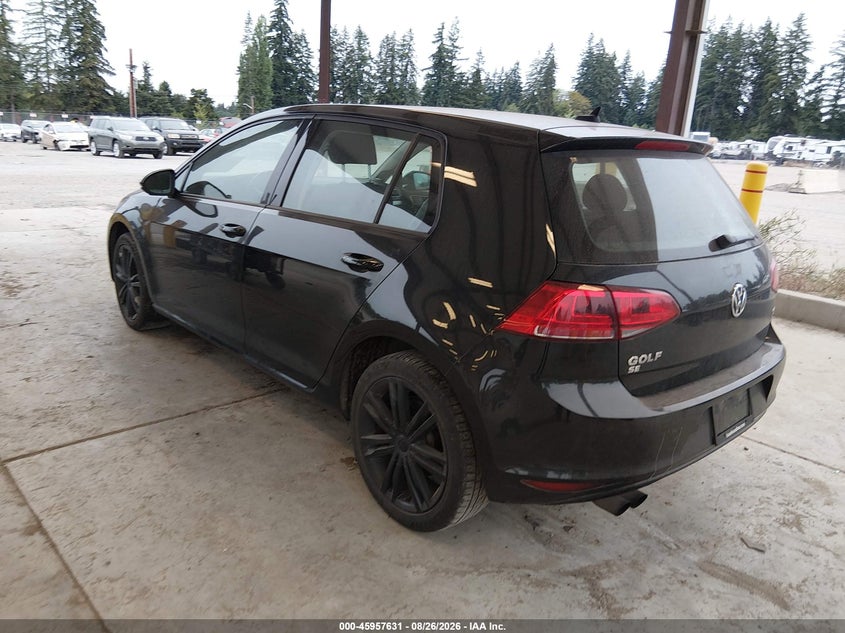 2016 Volkswagen Golf VIN 3VW217AU6GM035615 IAAI salvage auction — MECHANICAL, Wait Title, sold $825 on 2026-10-03 (photo 3)