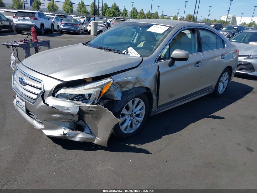 2017 Subaru LEGACY VIN 4S3BNAC60H3066963 IAAI salvage auction — LEFT FRONT, Salvage Certificate (California), sold $1,650 on 2026-09-18 (photo 2)