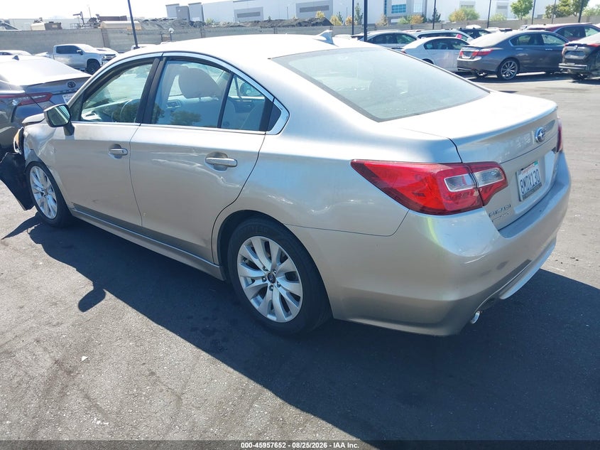 2017 Subaru LEGACY VIN 4S3BNAC60H3066963 IAAI salvage auction — LEFT FRONT, Salvage Certificate (California), sold $1,650 on 2026-09-18 (photo 3)