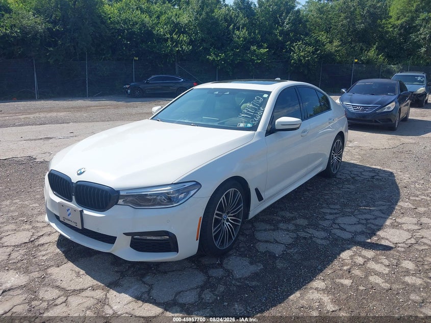 2017 BMW 5er VIN WBAJE7C3XHG887627 IAAI salvage auction — NORMAL WEAR, Clear (Pennsylvania), sold $12,250 on 2026-09-06 (photo 2)
