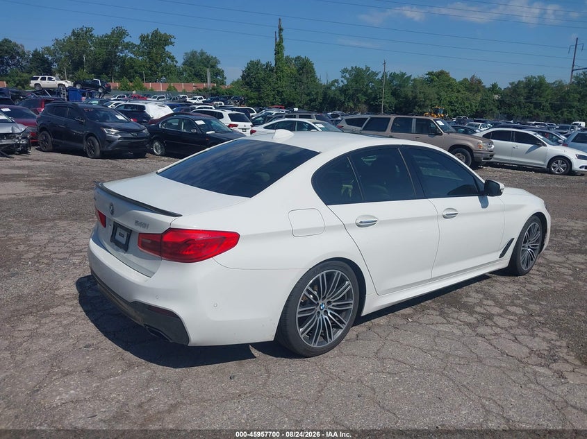2017 BMW 5er VIN WBAJE7C3XHG887627 IAAI salvage auction — NORMAL WEAR, Clear (Pennsylvania), sold $12,250 on 2026-09-06 (photo 4)