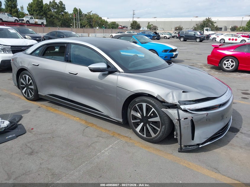 2022 Lucid Air VIN 50EA1GBAXNA005185 — IAAI salvage auction photo