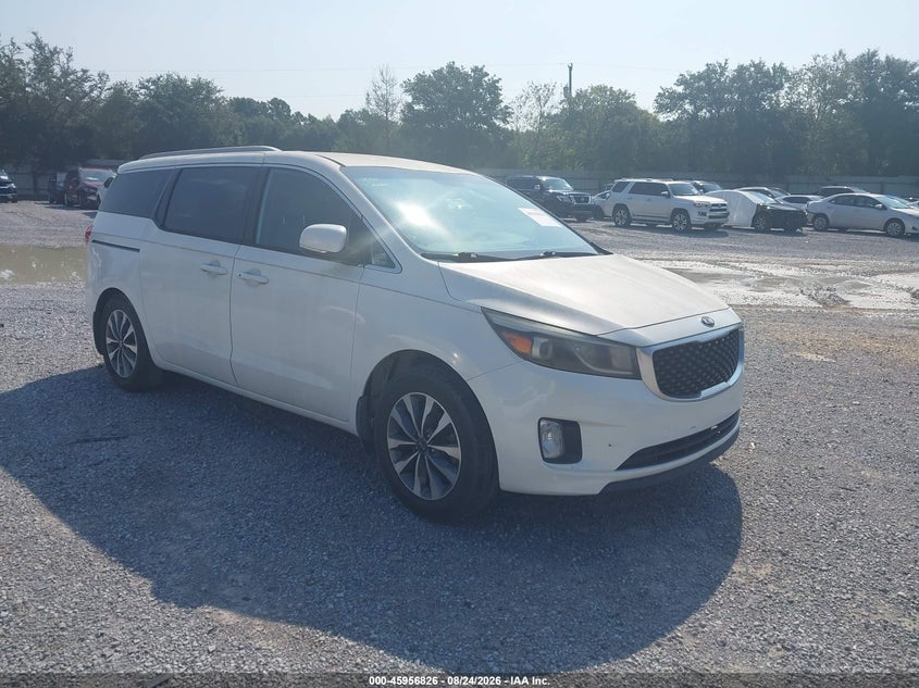 2015 Kia SEDONA VIN KNDMC5C13F6047930 IAAI salvage auction — NORMAL WEAR, Clear (Florida), sold $1,775 on 2026-09-02 (photo 1)