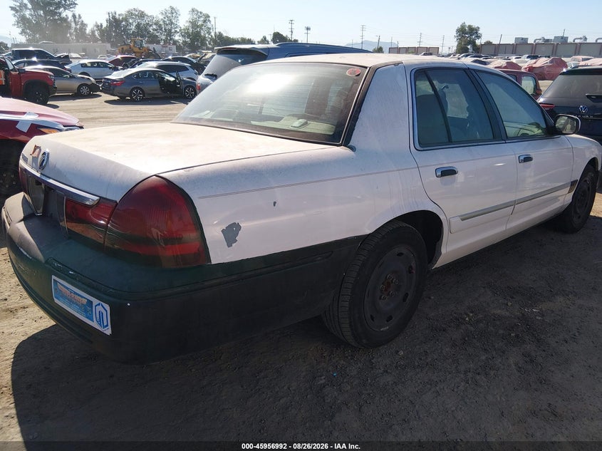2003 Mercury Grand marquis VIN 2MEFM74W63X653572 IAAI salvage auction — SIDE, Salvage (California), sold $700 on 2026-09-16 (photo 4)