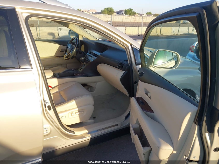 2013 Lexus Rx VIN 2T2BK1BA1DC212010 IAAI salvage auction — FRONT END, Salvage (Arizona), sold $7,100 on 2026-08-30 (photo 5)