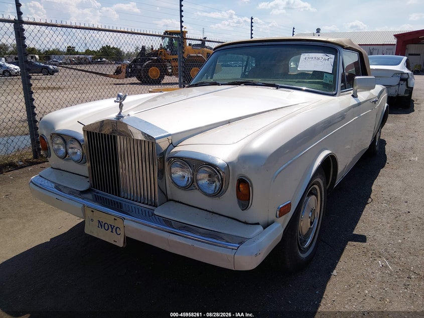 1985 Rolls-royce Corniche VIN SCAZD42A4FCX09795 IAAI salvage auction — LEFT FRONT, Clear (Louisiana), sold $25,150 on 2026-09-14 (photo 2)