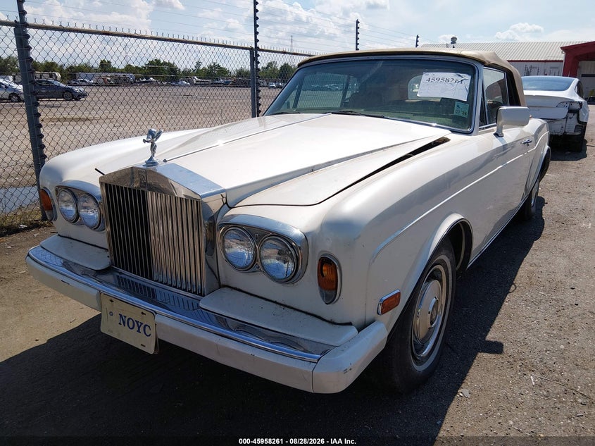 1985 Rolls-royce Corniche VIN SCAZD42A4FCX09795 IAAI salvage auction — LEFT FRONT, Clear (Louisiana), sold $25,150 on 2026-09-14 (photo 6)
