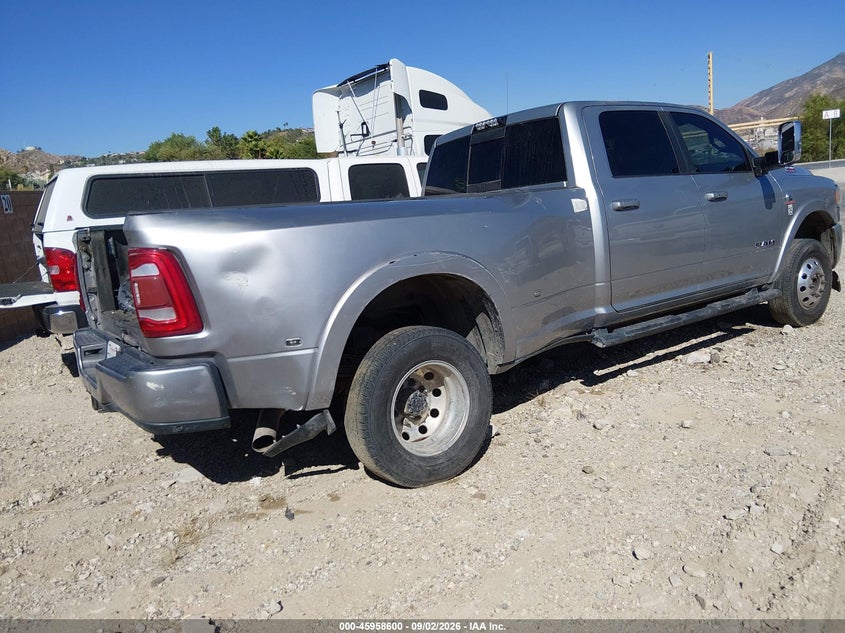 2021 RAM 3500 VIN 3C63RRJLXMG567342 IAAI salvage auction — Right Rear, Clear, sold $12,750 on 2026-10-14 (photo 4)