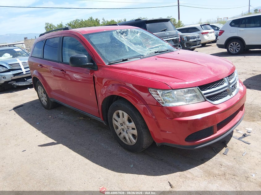 2016 Dodge Journey VIN 3C4PDCAB0GT222863 IAAI salvage auction — FRONT END, Salvage (Arizona), sold $1,500 on 2026-09-06 (photo 1)