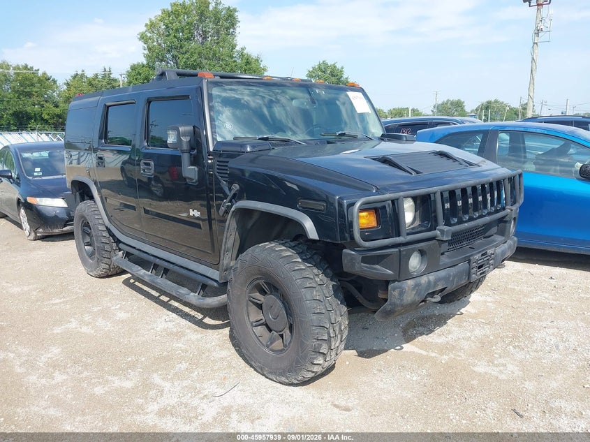 2003 Hummer H2 VIN 5GRGN23U53H114753 IAAI salvage auction — NORMAL WEAR, Clear (Illinois), sold $2,550 on 2026-09-20 (photo 1)