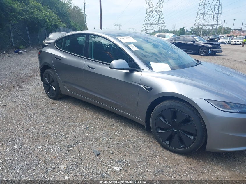 2025 Tesla Model 3 VIN 5YJ3E1EA2SF071131 IAAI salvage auction — LEFT SIDE, Salvage Title, sold $20,700 on 2026-09-25 (photo 1)