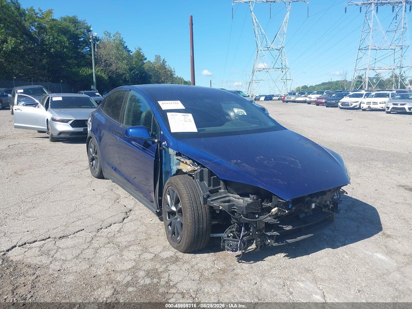 2024 Tesla Model x VIN 7SAXCAE56RF455758 — IAAI salvage auction photo