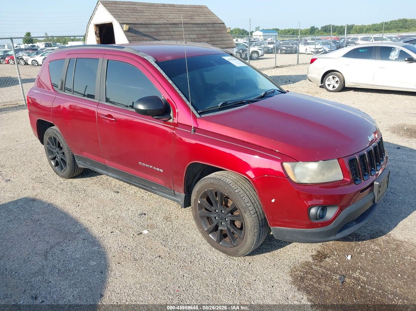 2012 Jeep Compass VIN 1C4NJCEB5CD678187 IAAI salvage auction — NORMAL WEAR, Clear (Illinois), sold $725 on 2026-09-04 (photo 1)