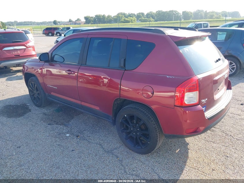 2012 Jeep Compass VIN 1C4NJCEB5CD678187 IAAI salvage auction — NORMAL WEAR, Clear (Illinois), sold $725 on 2026-09-04 (photo 3)