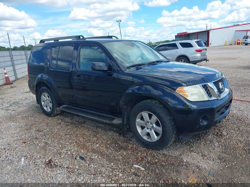 2011 Nissan Pathfinder VIN 5N1AR1NN5BC621123 IAAI salvage auction — Normal Wear & Tear, Clear, sold $400 on 2026-09-22 (photo 1)