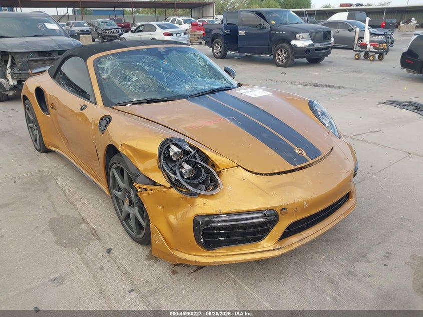 2019 Porsche 911 VIN WP0CD2A90KS144567 — IAAI salvage auction photo