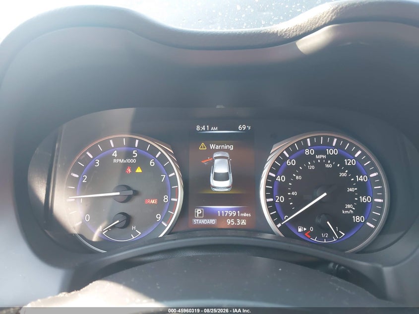 2014 Infiniti Q50 VIN JN1BV7AR6EM693613 IAAI salvage auction — HAIL, Salvage (Kansas), sold $4,300 on 2026-10-03 (photo 7)