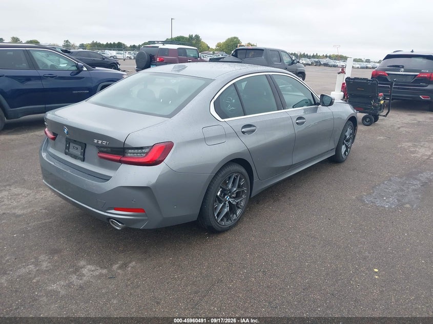 2026 BMW 3er VIN 3MW89CW07T8G53031 IAAI salvage auction — LEFT FRONT, Clear (Arizona), sold $25,000 on 2026-10-05 (photo 4)