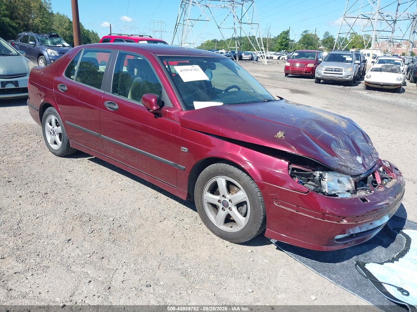 2004 Saab 9-5 VIN YS3ED49A443511690 IAAI salvage auction — FRONT END, Salvage (Pennsylvania), sold $375 on 2026-09-18 (photo 1)