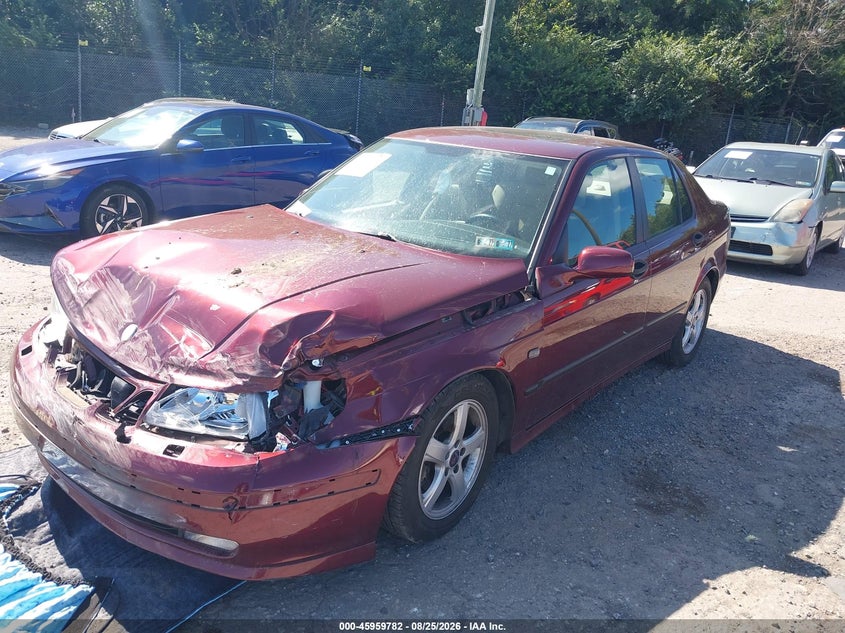 2004 Saab 9-5 VIN YS3ED49A443511690 IAAI salvage auction — FRONT END, Salvage (Pennsylvania), sold $375 on 2026-09-18 (photo 2)