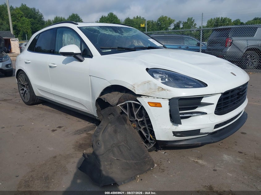 2019 Porsche Macan VIN WP1AA2A52KLB02598 IAAI salvage auction — FRONT END, Salvage Title, sold $8,300 on 2026-09-17 (photo 1)