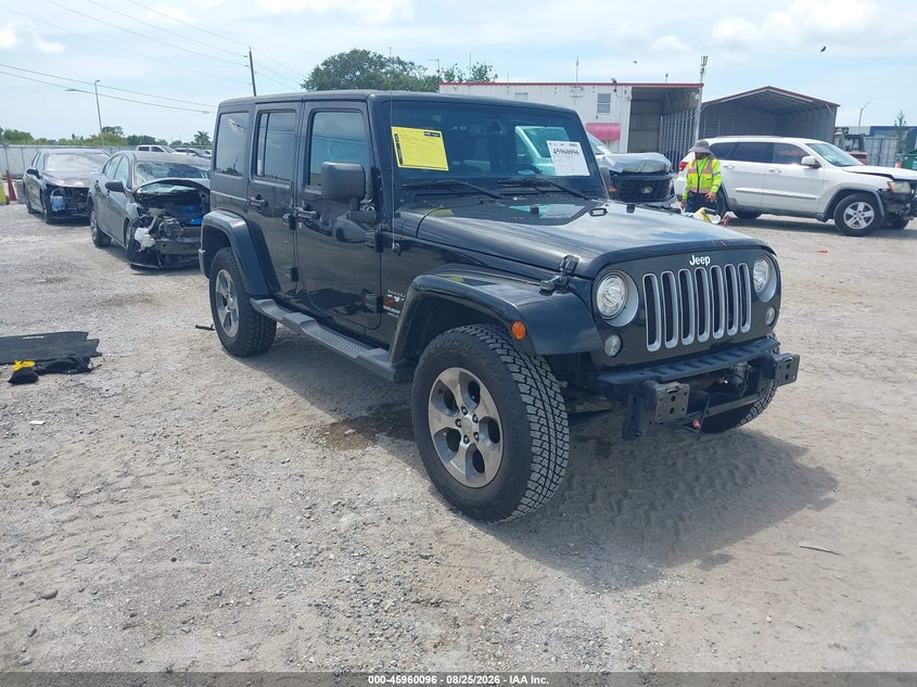 2017 Jeep Wrangler / VIN 1C4BJWEG6HL706348 — IAAI salvage auction photo