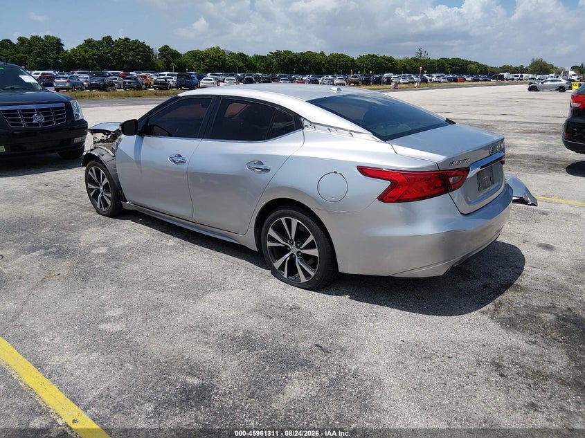 2017 Nissan Maxima VIN 1N4AA6AP0HC378688 IAAI salvage auction — NORMAL WEAR, Clear (Florida), sold $2,900 on 2026-09-03 (photo 3)