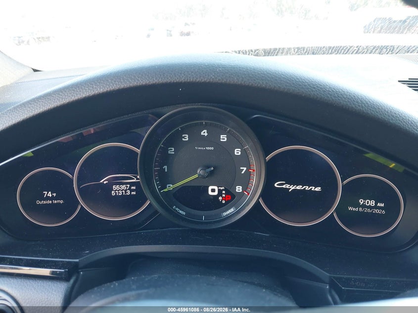 2022 Porsche Cayenne VIN WP1AE2AY4NDA26038 IAAI salvage auction — FRONT & REAR, Salvage Title, sold $18,875 on 2026-10-12 (photo 7)